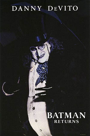 Advance rolled 1 sheet "BATMAN RETURNS" with the image of Danny DeVito.