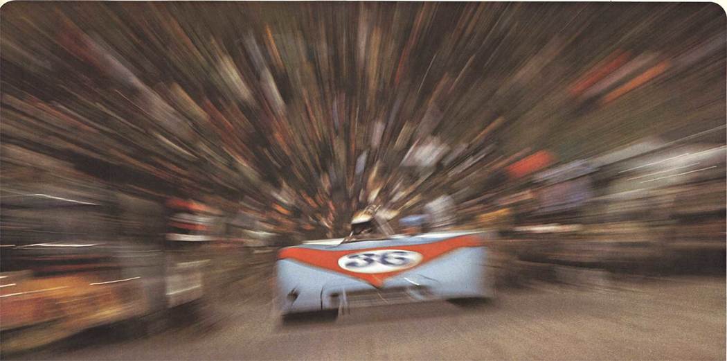 Original, archival linen backed, Porsche factory racing poster Renn Termine 1971 Porsche. Shows the Gulf Porsche 908 Spyder. <br> <br>We guarantee the authenticity of all of our posters. #originalposter #originalposters