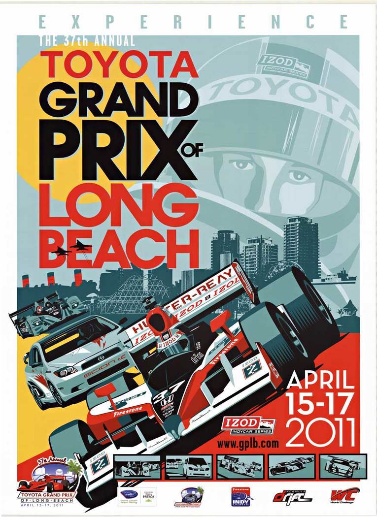 Tobias Geye - Toyota Grand Prix Long Beach - Offset-Lithograph - 22 X 30"