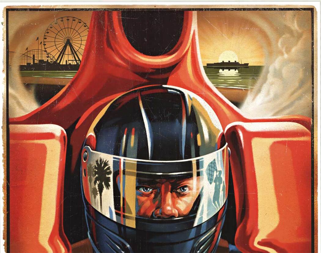 auto racing poster, Toyota Grand Prix, race driver, original poster