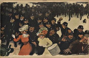  Title: Manifestation - Circulez! , Date: 1890's , Size: 12 1/8 x 18 , Medium: Lithograph , Price: $348