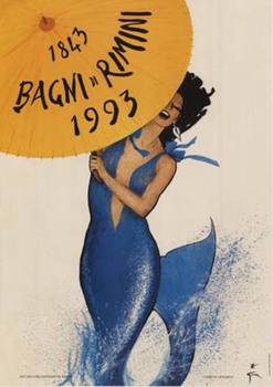  Title: Bagni Di Rimini 1993 , Date: 1993 , Size: 27.25 x 38.5 , Medium: Offset-Lithograph , Price: 550