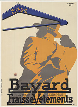  Title: Bayard Vetements , Date: c. 1930 , Size: 47 x 63 inch (French) , Medium: Stone-Lithograph , Price: 1450