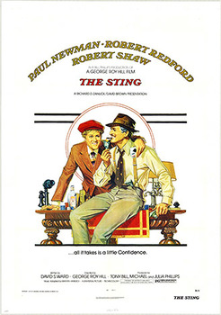  Title: The Sting - US 1 sheet movie poster , Date: 1973 , Size: 27.5 x 40.5