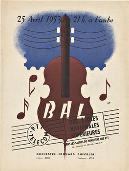 cello, chello, music festival, original poster, French.