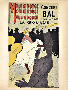  Title: BAL DU MOULIN ROUGE (la goulue) , Date: 1951 , Size: 9.5