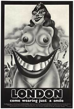  Title: London Come Wearing Just a Smile , Date: 1968 , Size: 20x30 inches , Medium: Lithograph , Price: 498
