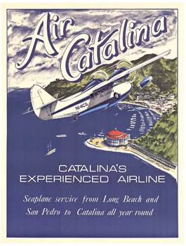 Title: Air Catalina, Catalina's Experienced Airline , Date: 1973 , Size: 18