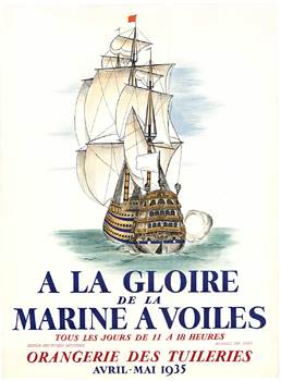  Title: A La Gloire de la Marine A Voiles , Date: 1935 , Size: 28