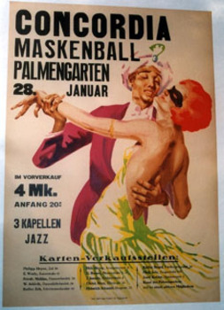  Title: Concordia Maskenball , Date: 1930's , Size: 24