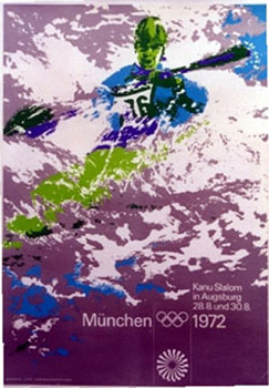  Title: Munich 1972 Olympics  River , Date: 1972 , Size: 23.5