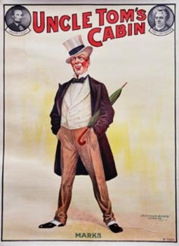 Uncle Tom's Cabin. <br>Original lithograph. Museum Linen Backed. <br>Printer: Ackermann-Quigley, Kansas City. <br>This Uncle Tom's Cabin is an Original Vintage Poster; it is not a reproduction. This poster is conservation mounted, linen backed, and in 