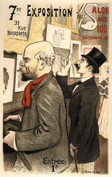  Title: Salon des Cent -7th Expo , Date: 1896 , Size: 11.25