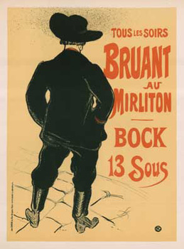  Title: Bruant au Mirliton , Date: 1950 , Size: 9.75
