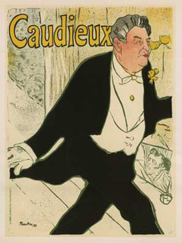 small format lithograph, man in tux, Lautrec, affiche, French poster, original poster, posters for sale, vintage poster