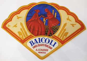 Title: Baicoli Fan - Biscotti - Panettoni , Date: 1940's , Size: 8.75