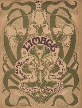  Title: L'Image- Couverture Et Ecusson Septbre N° 10 , Date: 1897 , Size: 12 x 9.25 , Medium: Stone-Lithograph , Price: 950