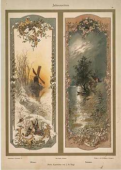  Title: Jahreszeiten (Seasons) , Date: 1890 , Size: 11