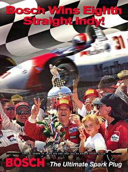  Title: Bosch Wins Eighth Straight Indy! , Date: 1994 , Size: 24