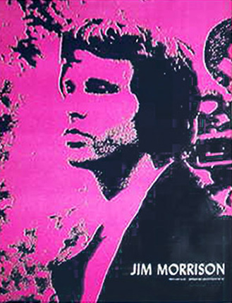 Jim Morrison collectable poster