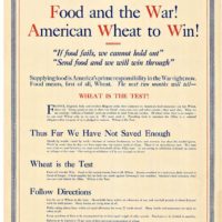 Food and the War!
