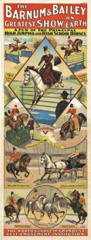 antique circus poster