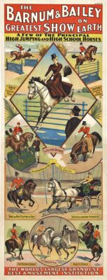 antique circus poster